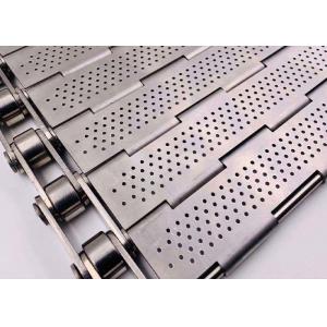 1mm-4mm Plate Perforated Conveyor Belt For Slight And High Density Products