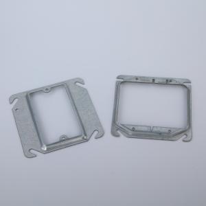 1.2MM 1.60MM Zinc Plated Square Steel Outlet Box Telescoping Box Mud Ring