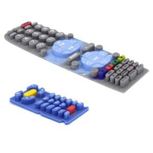 China Nontoxic pantone color Silicone Remote Control Keyboard supplier