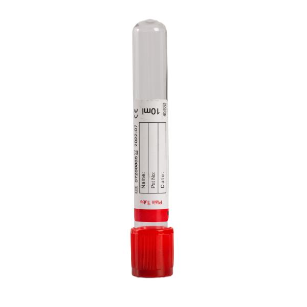 Cancer-Specific 13×75mm Red Blood Collection Tube for Ultra-Sensitive Detection Without Clot Activator