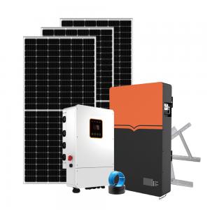 Soluções residenciais fixadas na parede da energia solar do volt 51.2V 9.5KWh do sistema de energia solar baixas
