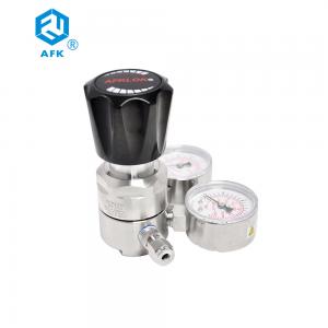 AFK High Flow Stainless Steel Pressure Regulator Oxyen Acetlene Co2 Gas