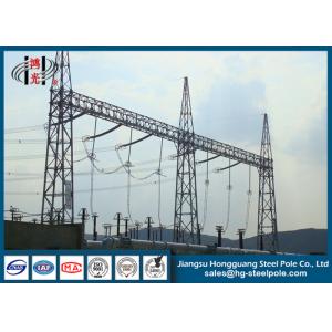 10KV - 750KV Steel Substation Steel Structures for Power Transformer  Substation