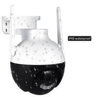 China Wireless 4k Ip66 Outdoor Waterproof Security Camera With Alarm Siren on sale
