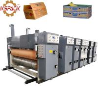 China Automatic Corrugated Box Making Machine , Printer Slotter Cardboard Box Making Machine on sale