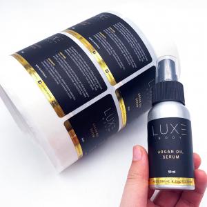 China Custom Packaging Labels Plastic Bottle Labels For Essential Oil Serum supplier