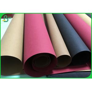 Fabric Material Full Colour 0.55mm Thick Washable Kraft Paper Roll 1.5m width