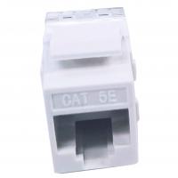 China UTP Cat5e Keystone Jack Rj45 Keystone Module 50u Gold Plated on sale