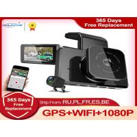 China CMOS 3 Inch Side View Dash Cam WIFI GPS Car Camcorder Front And Rear View on sale