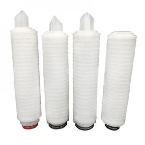 China 1kg OD 60 Pleated Polypropylene Water Filter Cartridge with 500L/Hour Productivity supplier