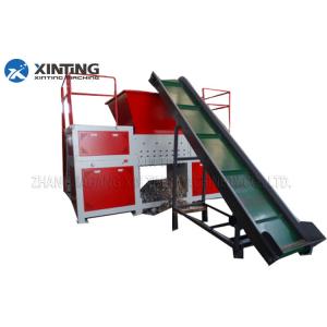 China 3-8mm Output Size Single Shaft Shredder Waste Recycling Plastic Crusher Machine supplier