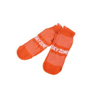 Orange Sky Zone Trampoline Grip Socks / Polyester Anti - Skid Jump Socks For Trampolines