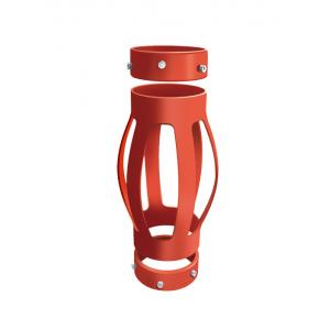 China Moulding Spiral Glider Centralizer , Pipe Centralisers 3 Section Structure supplier
