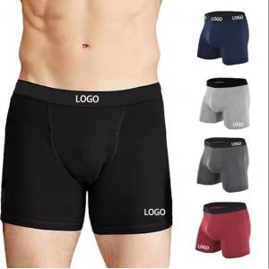 CUSTOMIZED LOGO Breathable cotton MEN'S BOXER BRIEFS AND COMFORTABLE FOR MEN