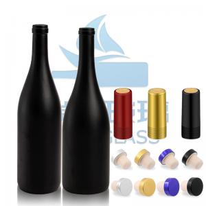 China T-Corks Manufacture Wine Glass Bottle for 750 Ml Wine Hot Stamping supplier