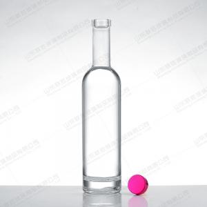 Hot Stamping Clear 750ml Bordeaux Glass Bottle for Cabernet Sauvignon Wine Packaging