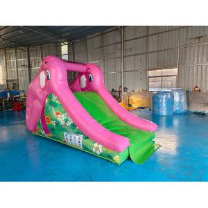 Elephant Themed 3.5x1.8x2.5m Inflatable Water Slides Digital Printing Water Jump House With Slide