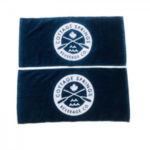 China cheap hand towel cotton velour printing design face towel custom logo supplier