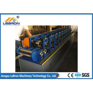 2018 new type Full Automatic Shutter Door Guide Roll Forming Machine Long Time Service Time made in china
