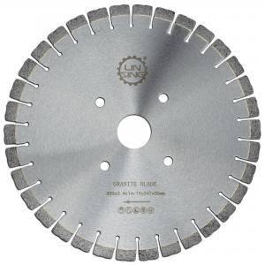 High Frequency Brazed Diamond Cutting Segment Saw Blade D350mm for Porcelain Tile