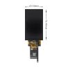 China 4.0 pulgadas 480x800 LCD TFT a todo color / controlador FPC / ST7701S enchufable / pantalla LCD IPS de ángulo de visión completo de alto brillo / serie STM32/RK / interfaz RGB TFT de temperatura ancha wholesale