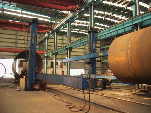 Columna automática y auge de la soldadura a tope del tubo con la fijación manual de la rotación 180°