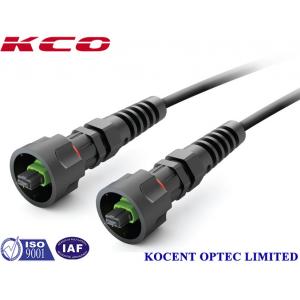 China MPO / APC Outdoor Fiber Optic Patch Cable , ODVA Single Mode Fiber Patch Cable supplier