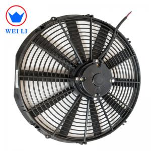 China 16 Inch DC Brushed 12 Volt Cooling Fan , 2700RPM 12v DC Fan With Custom Logo supplier