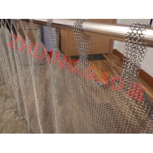 Height 2.30 M Width 1.50 M Ring Size 7mm Silver Color Tab Top Ring Mesh Curtain