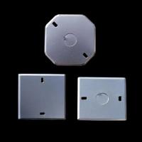 China Concealed 1.6mm Metal Electrical Box Cover Plate Custom Width on sale