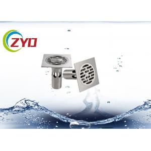 China Easy Clean Stainless Steel Floor Drain Strainer , CE Bathroom Floor Waste Grate supplier