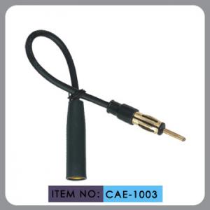 China RG174 Car Radio Antenna Extension Cable Male To Female Connector Black Color supplier