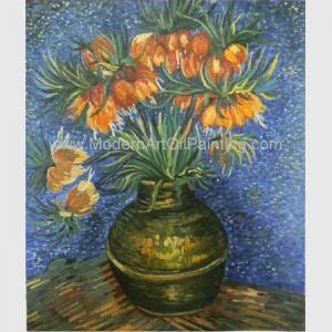 Van Gogh Oil Paint Fritillaries In A Copper Vase Masterpiece Replicas