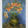 China Van Gogh Oil Paint Fritillaries In A Copper Vase Masterpiece Replicas wholesale