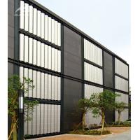 China Residential Curtain Wall Louvers Remote Manual Control PVDF Coating Durable on sale
