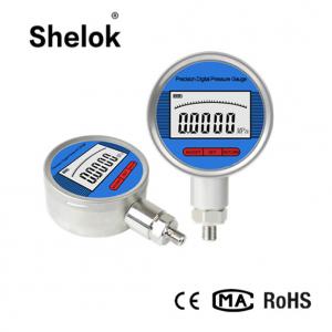 Water RS485 RS232 oil air digital pressure gauge manometer 100mm