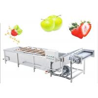 China Fruit And Vegetable Washing Machine With Water Circulating System on sale