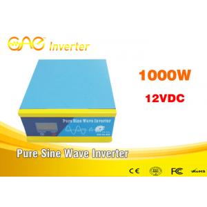 China Single output off grid 12v 24v dc 220v ac pure sine wave solar inverter 1kw for solar system supplier