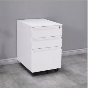 China Foldable SS301 Steel File Cabinets , ISO14001 3 Drawer File Cabinet With Lock supplier