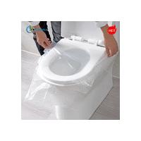 China White Disposable Toilet Seat Cover Single Use Toilet Sheath Automatic Toilet Seat Cover on sale