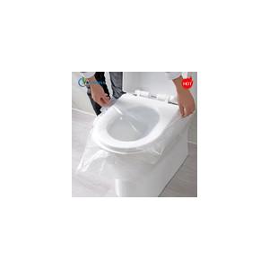 White Disposable Toilet Seat Cover Single Use Toilet Sheath Automatic Toilet Seat Cover