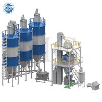 China Automatic Dry Mix Mortar Production Line Wall Putty Machine Ceramic Tile Adhesive Making Machine on sale