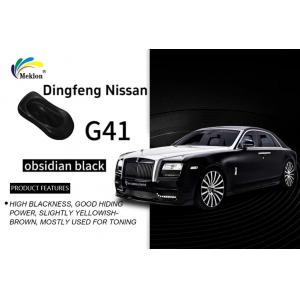 Dongfeng Nissan G41 Obsidian Black Refinish Car Paint Subltle Metallic Sheen Acrylic