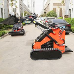 200kg Loading Mini Track Loaders Micro Tracked Skid Steer Crawler Wheel Loader