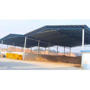 Light Steel Frame Structure Open Bays Sheds For Construction Site Building Material