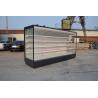 Refrigerador abierto de la exhibición de Multideck para el hipermercado con la iluminación brillante del LED