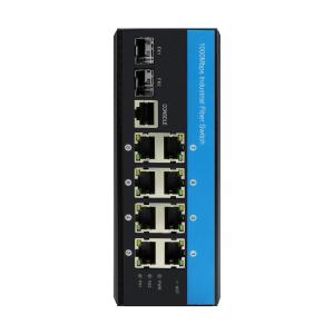 China Industrial Managed Ethernet Gigabit SFP Switch LC Connector 8 Port 10/100/1000base-T supplier
