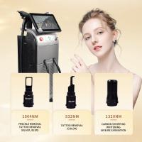 China Diode Laser Hair Removal Machine ND Yag Laser Tattoo Removal Spot Size 13*20mm Commercial on sale