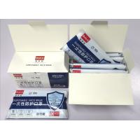 China Blue Disposable Protection Mask , Medical Face Mask Manufactured In Dust Free Workshop , Standard YY0969-2013 on sale