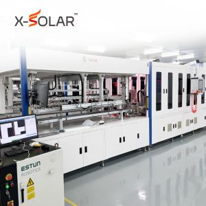 Multi Busbar PV String Solar Panel Welding Machine For Soft Solar Modules Electric Cell Production